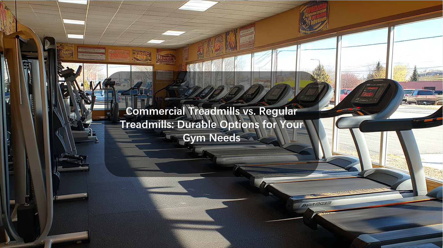 Commercial Treadmills vs. Regular TreadmillsDurable Options for Your Gym Needs