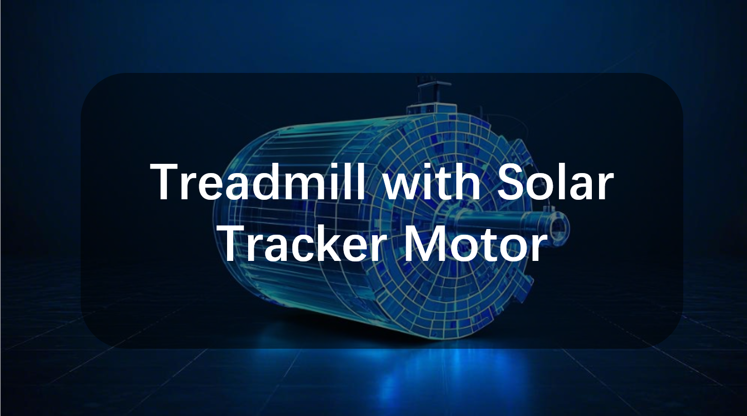 Treadmill with Solar Tracker Motor